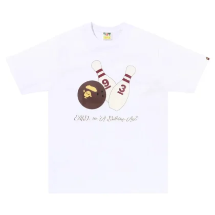Bape x End. Bowling Tee #1 White