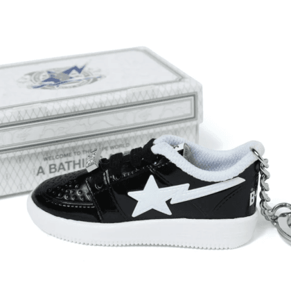 Bape Sta Keychain Black