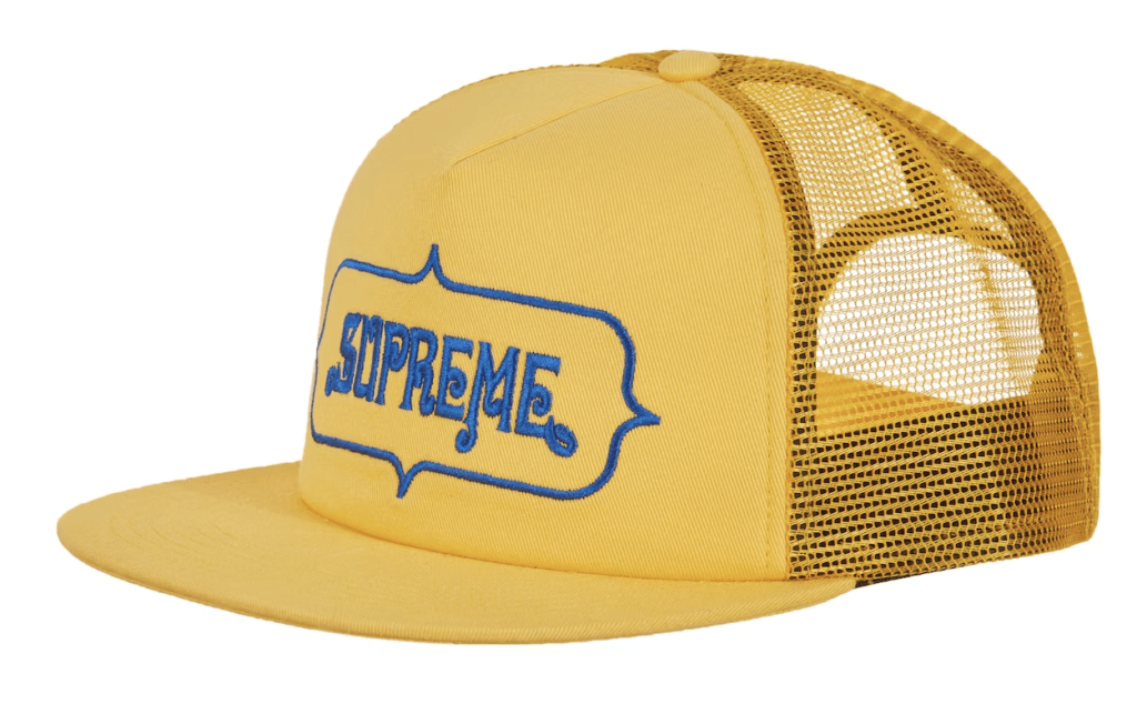Supreme Highest Mesh Back 5-Panel Yellow