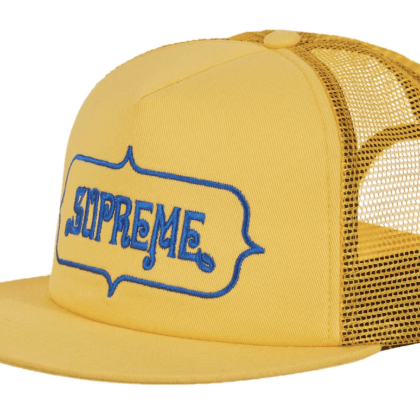 Supreme Highest Mesh Back 5-Panel Yellow