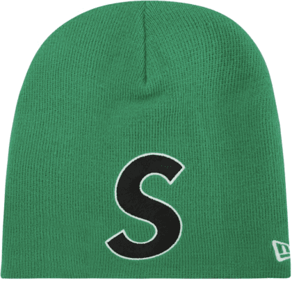 Supreme New Era S Logo Beanie Green