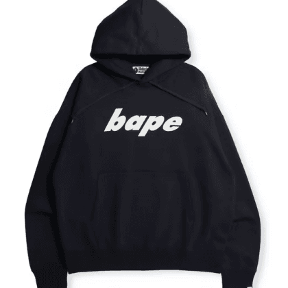 STA Camo WGM Ape Head Loose Fit Pullover Hoodie Blue