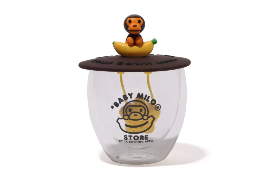 Baby Milo Glass Mug With Lid