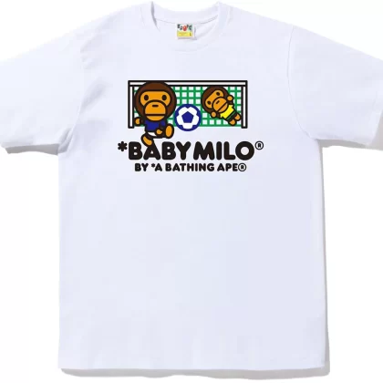 BAPE Baby Milo Soccer Tee White