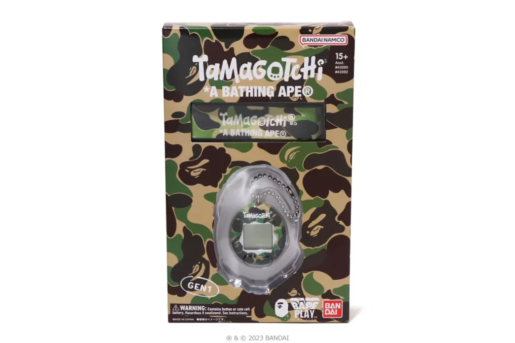 BAPE X TAMAGOTCHI ABC Camo Green