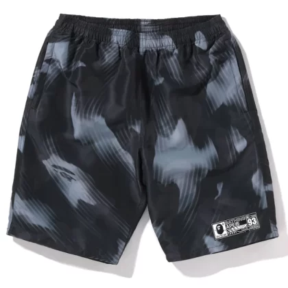 BAPE Stroke Camo Beach Shorts