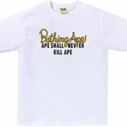BAPE Champion Logo Tee White