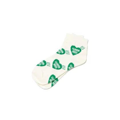 HUMANMADE Heart Short Socks Green