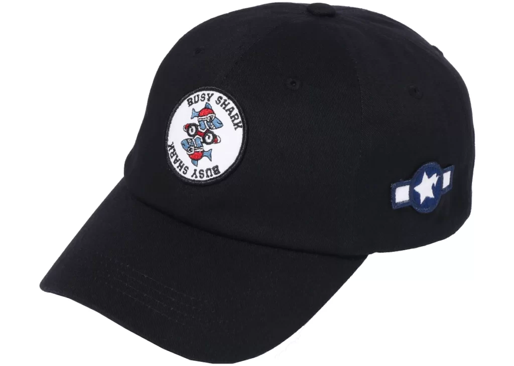 BAPE Busy Shark Panel Cap Black
