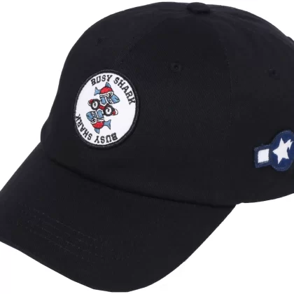 BAPE Busy Shark Panel Cap Black