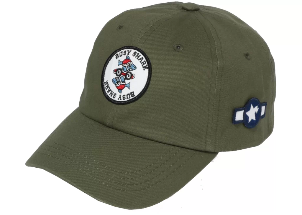 BAPE Busy Shark Panel Cap Olivedrab