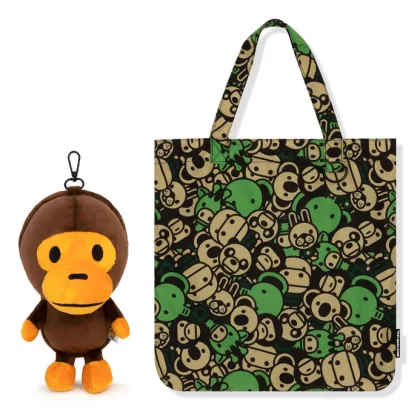 BAPE All Friends Baby Milo Push Doll Eco Bag