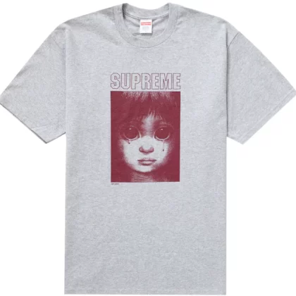 Supreme Margaret Keane Teardrop Tee Heather Grey