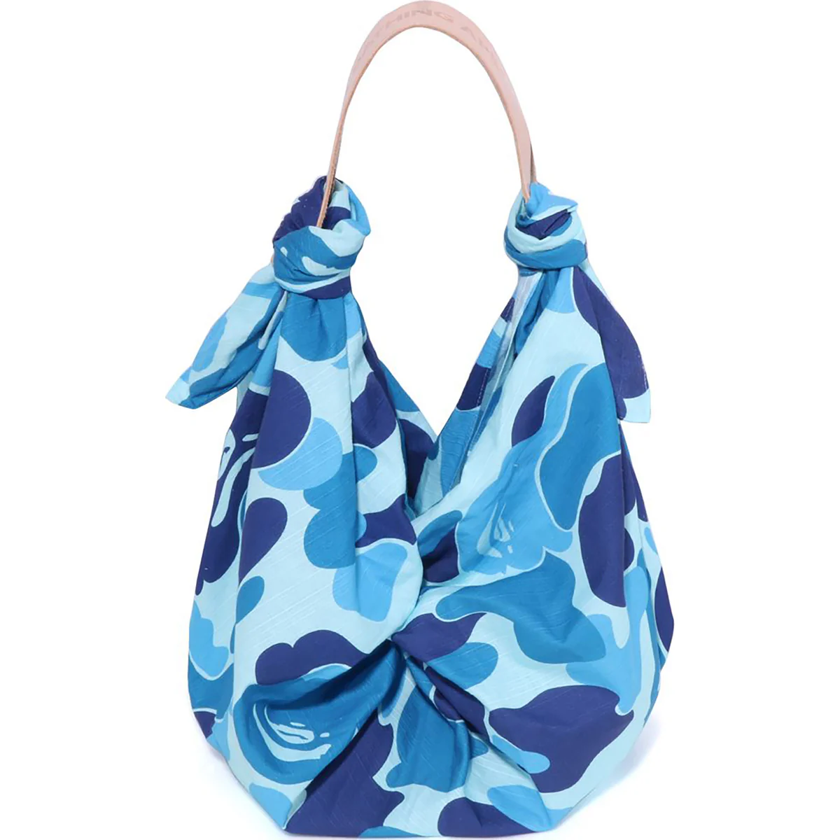 BAPE Abc Camo Wrapping Cloth Bag Blue