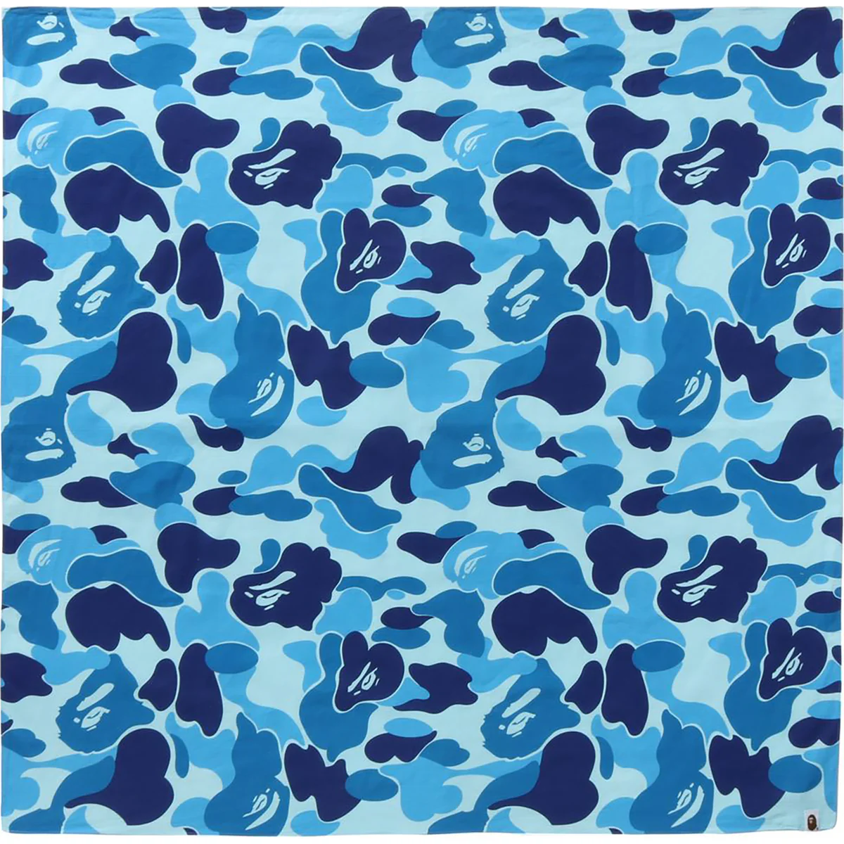 BAPE Abc Camo Wrapping Cloth Bag Blue - Imagen 2