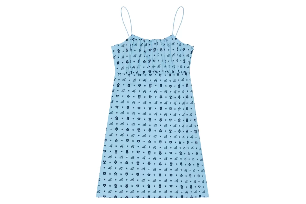 BAPE Pattern Dress Ladies Blue