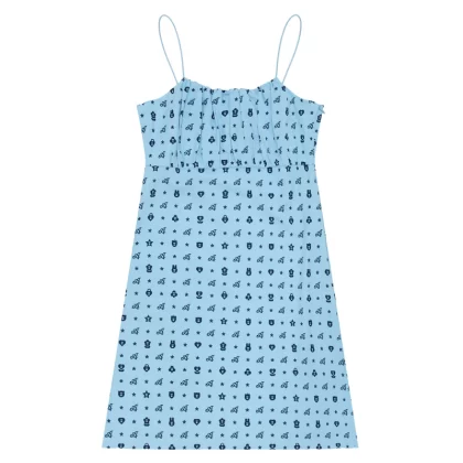 BAPE Pattern Dress Ladies Blue