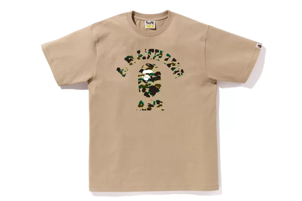 BAPE 1st Camo College Tee