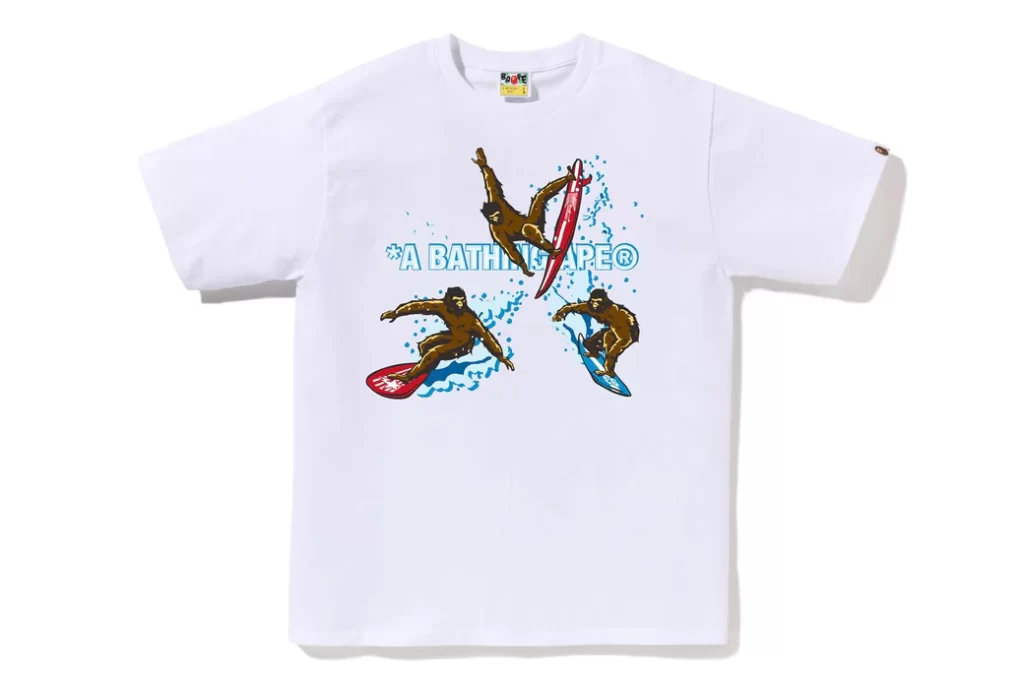 BAPE Surfing Apes Tee