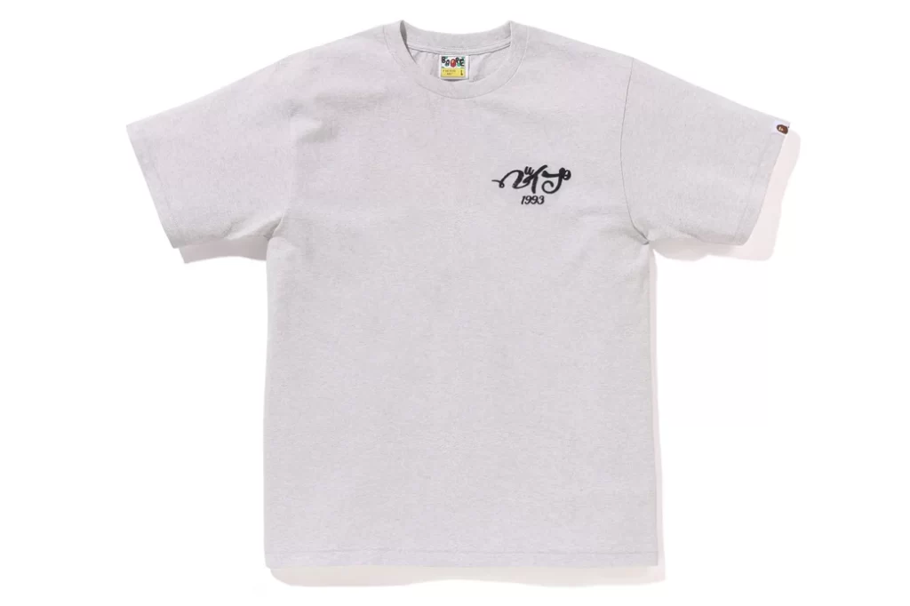 BAPE Embroidery Style Souvenir Logo Tee