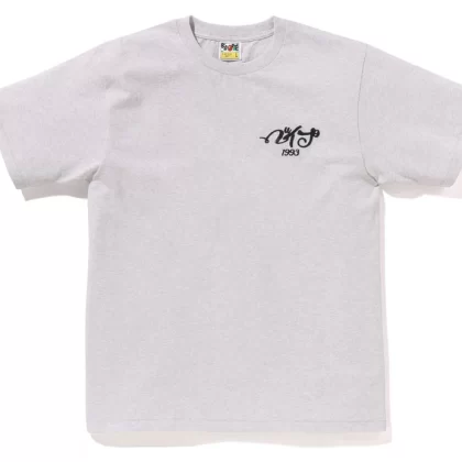 BAPE Embroidery Style Souvenir Logo Tee