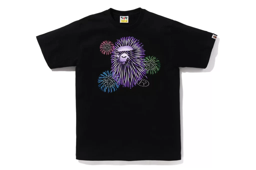 BAPE Ape Head Firework Tee #2
