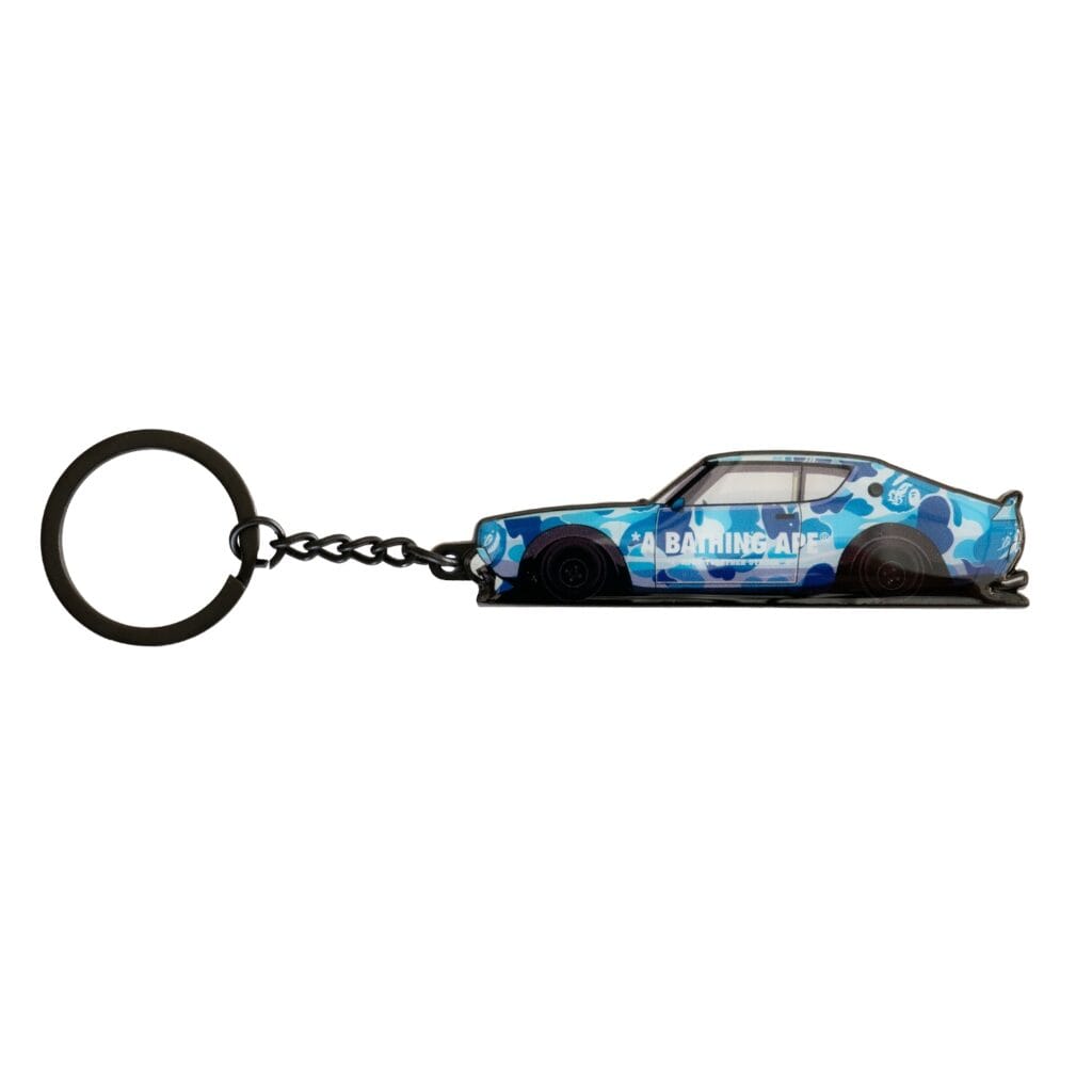 BAPE x LIBERTY WALK Key Chain SKYLINE 2000GT-R