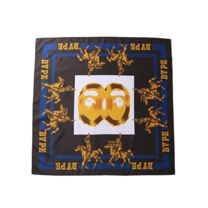 BAPE Double Ape Head Scarf Black