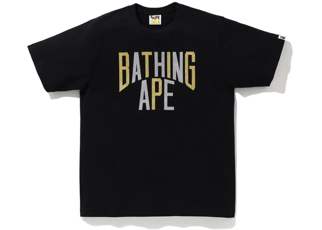 BAPE Glitter NYC Logo Tee