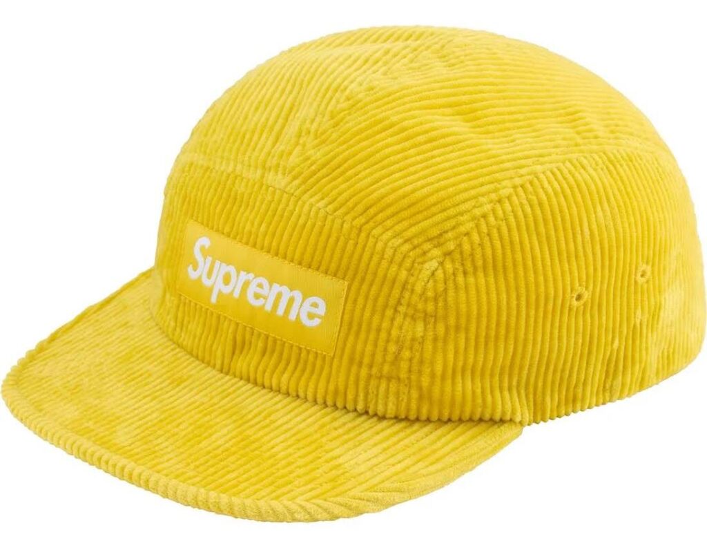 Supreme Corduroy Camp Cap Yellow