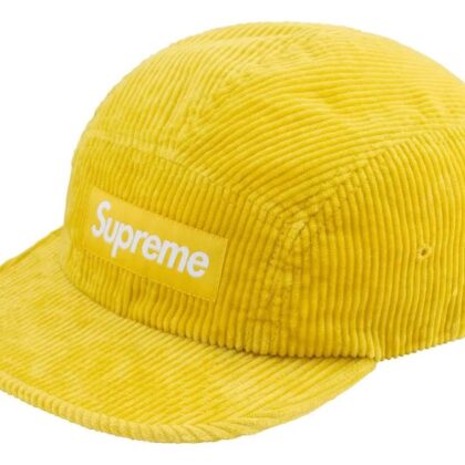 Supreme Corduroy Camp Cap Yellow