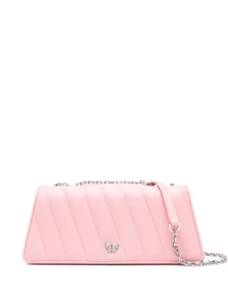 Bape Leather Cross Body Bag Pink