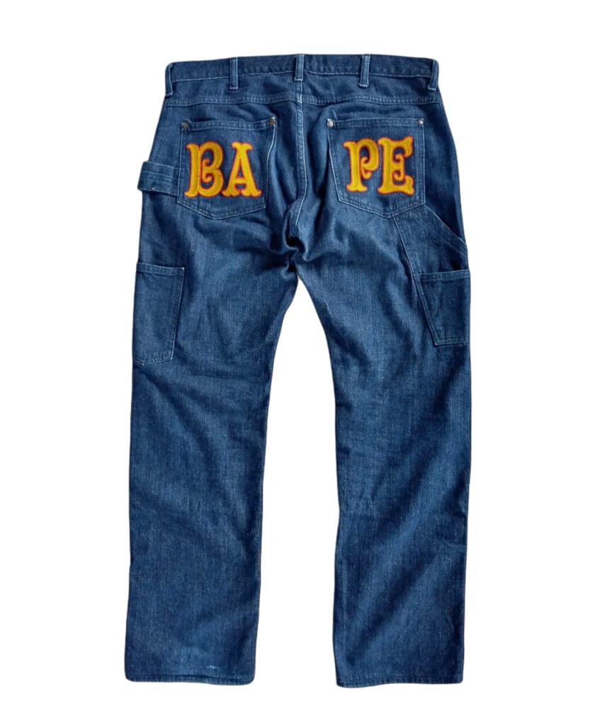 BAPE Embroidery Denim Jeans
