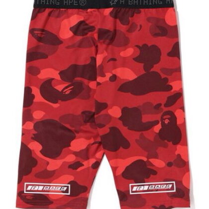 Bape Ladies Color Camo Biker Shorts