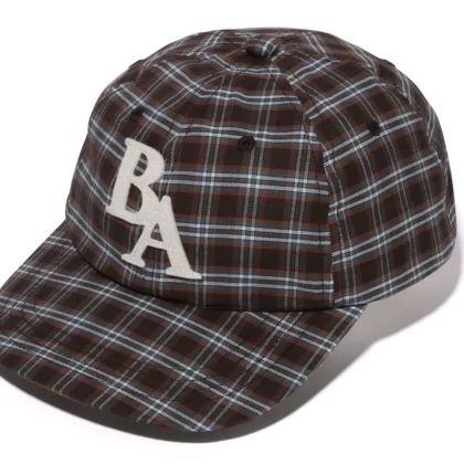 BAPE Check Applique Panel Cap