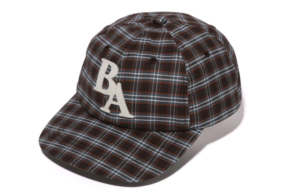 BAPE Check Applique Panel Cap