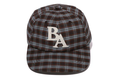 BAPE Check Applique Panel Cap - Imagen 2