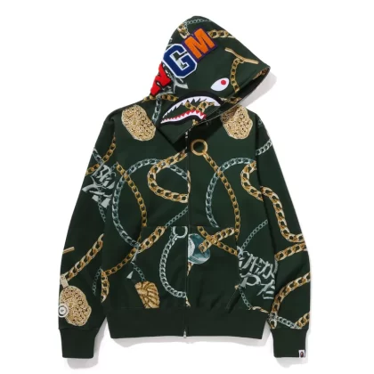 BAPE Jewels Shark Full Zip Hoodie