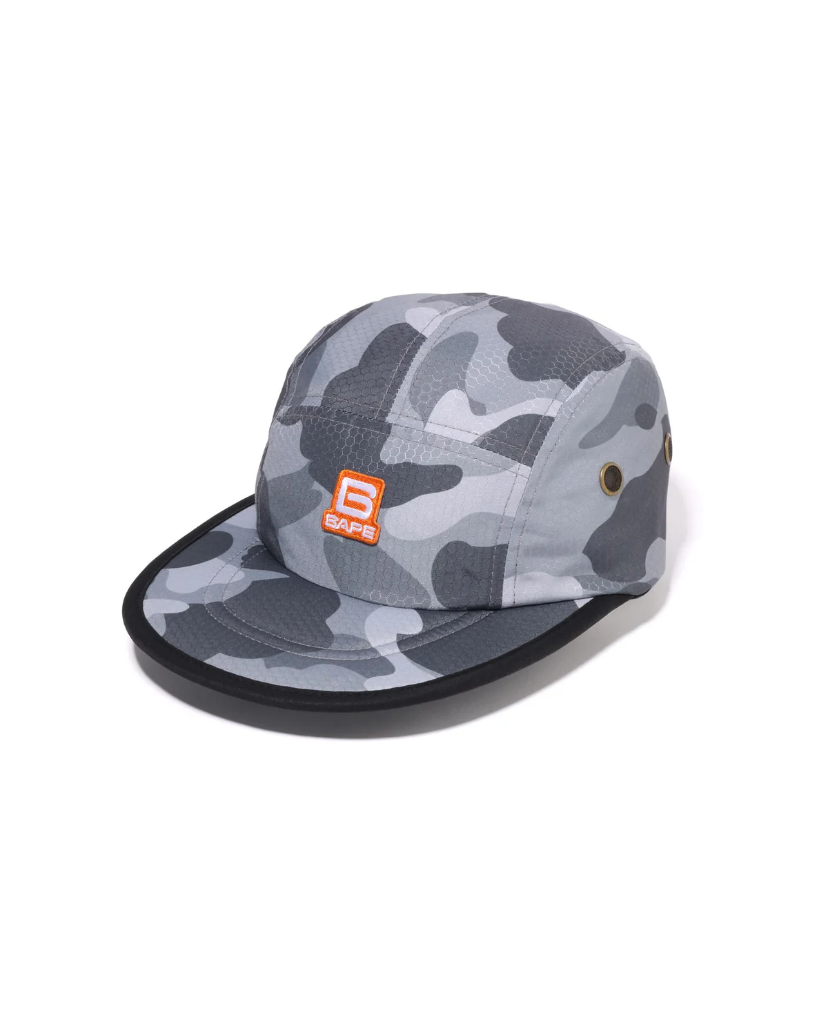 BAPE Honeycomb Camo Jet Cap Gray