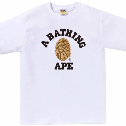 BAPE Jewels College Tee White