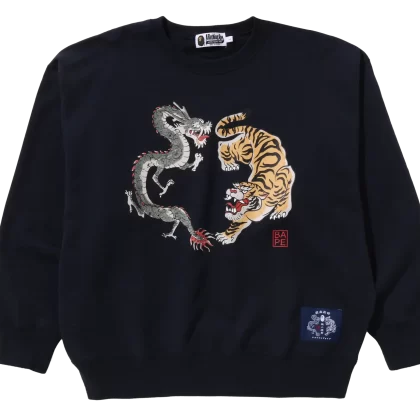 BAPE Tiger And Dragon Relaxed Fit Crewneck