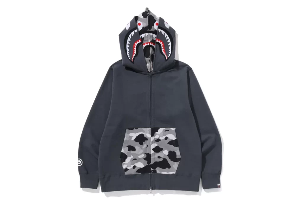 BAPE 1st Camo Shark Full Zip Double Hoodie
