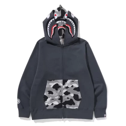 BAPE 1st Camo Shark Full Zip Double Hoodie