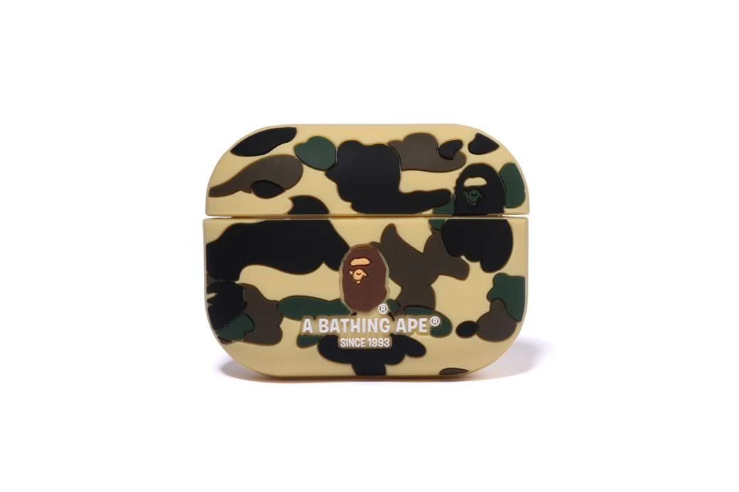 BAPE 1ST Camo Airpods Pro Case Yellow