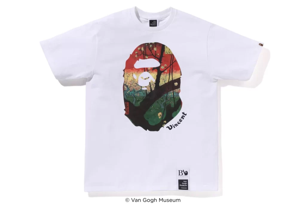 BAPE x Van Gogh Museum Ape Head Canvas Art "Flowering Plum Orchard"