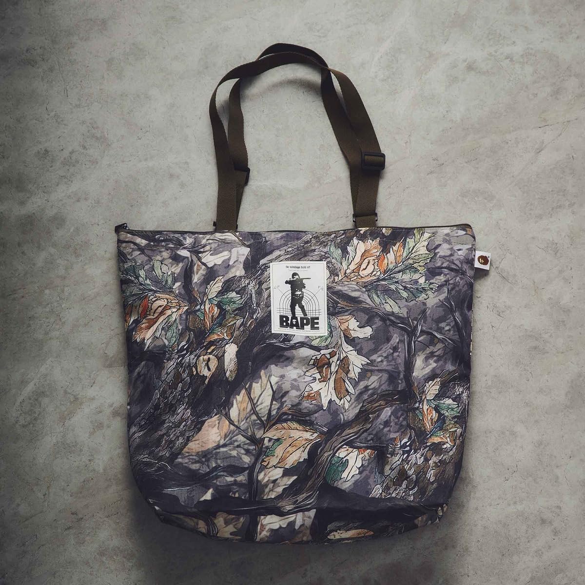 BAPE Forest Camo Tote Bag