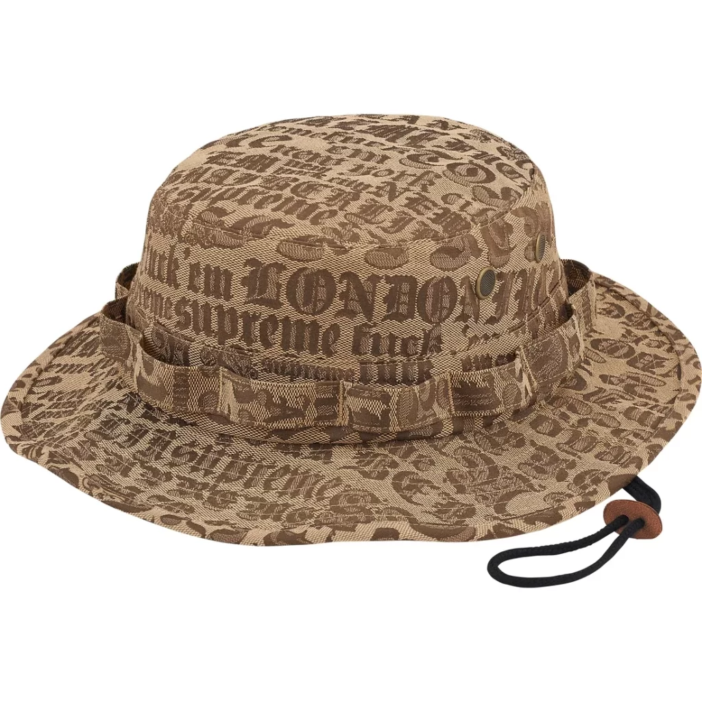SUPREME Cities Jacquard Boonie Brown