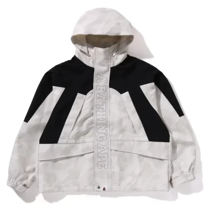 BAPE Jacquard Snowboard Jacket White