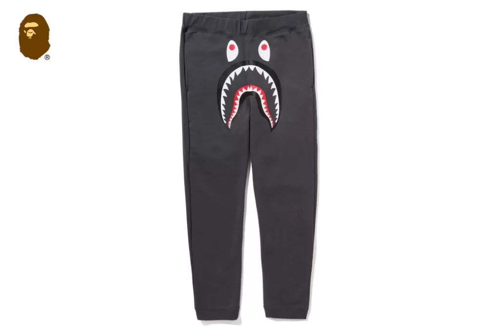 BAPE ABC Camo Shark Sweatpants Gray / Black