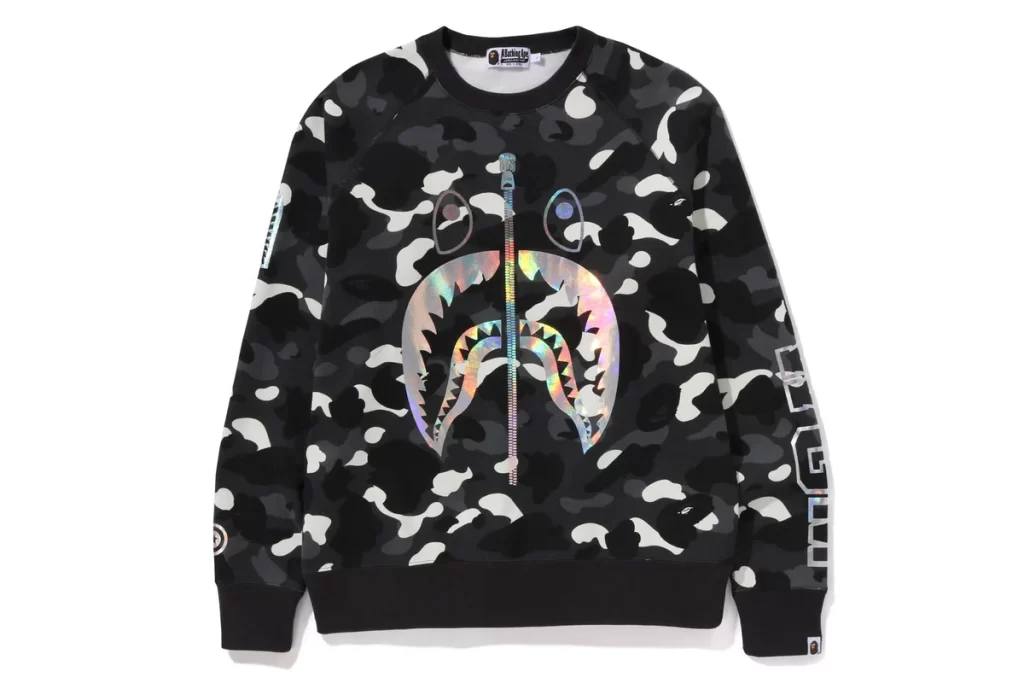 BAPE City Camo Shark Crewneck